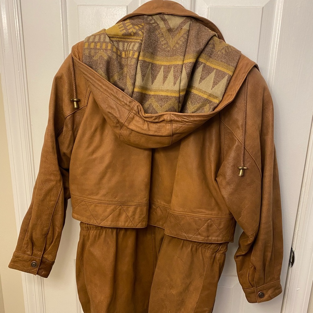 Adventure Bound leather coat